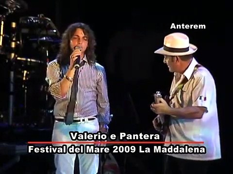 Valerio Scanu e Umberto (pantera) Festival del Mare 2009 La Maddalena