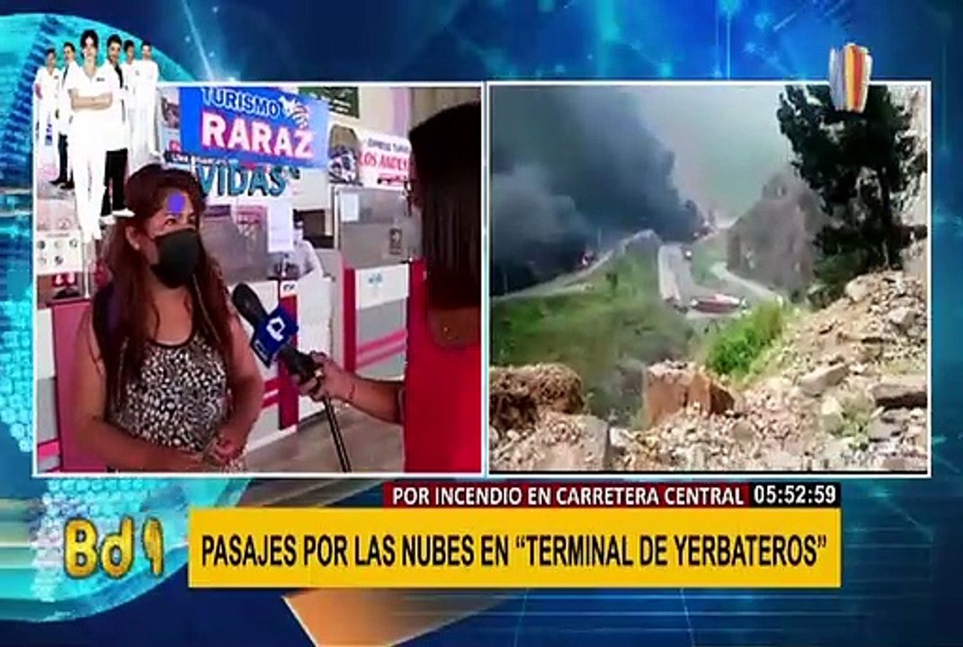 Terminal de Yerbateros: precios de pasajes a Huancayo se duplican por cierre de la Carretera Central