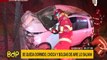 Barranco: conductor salva de morir tras chocar auto por aparentemente quedarse dormido