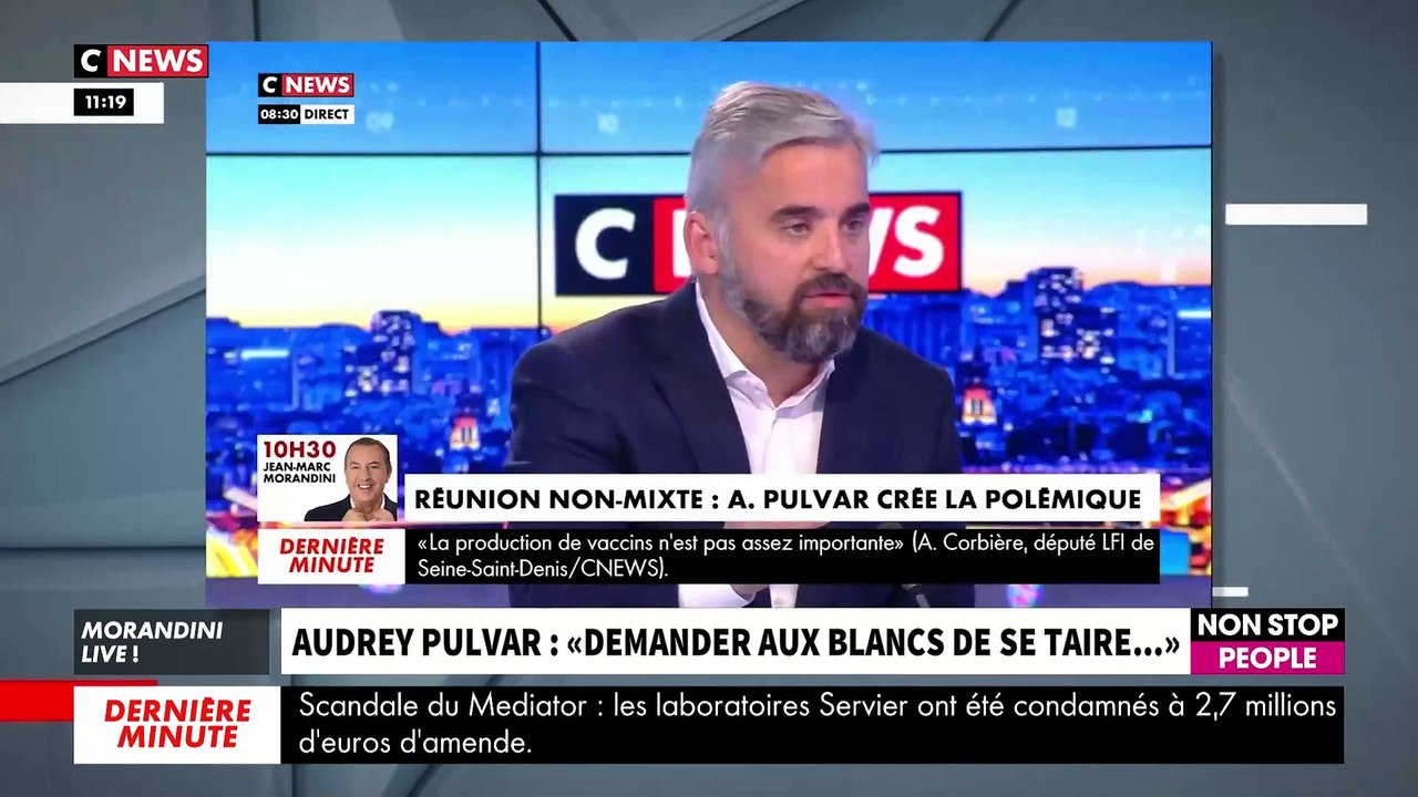 Ambiance explosive sur le plateau de "Morandini...