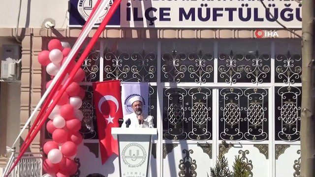 Diyanet İşleri Başkanı Erbaş, Bismil İlçe Müftülüğü açılışına katıldı