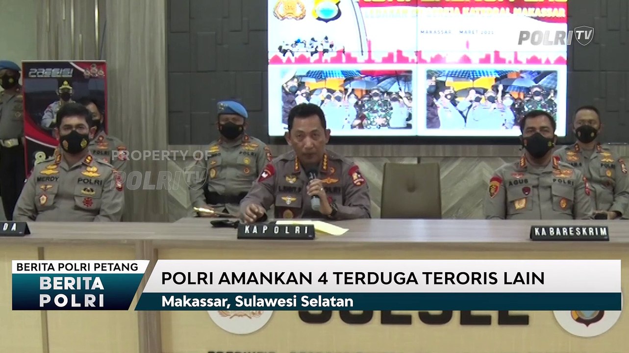 SOT Polri Amankan 4 Terduga Teroris Lain