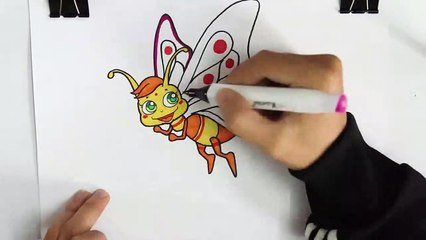 How To Draw A Butterfly (With Color) - Easy Drawing Tutorial