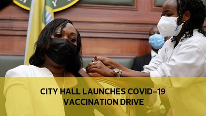 City Hall launches Covid-19 vaccination drive