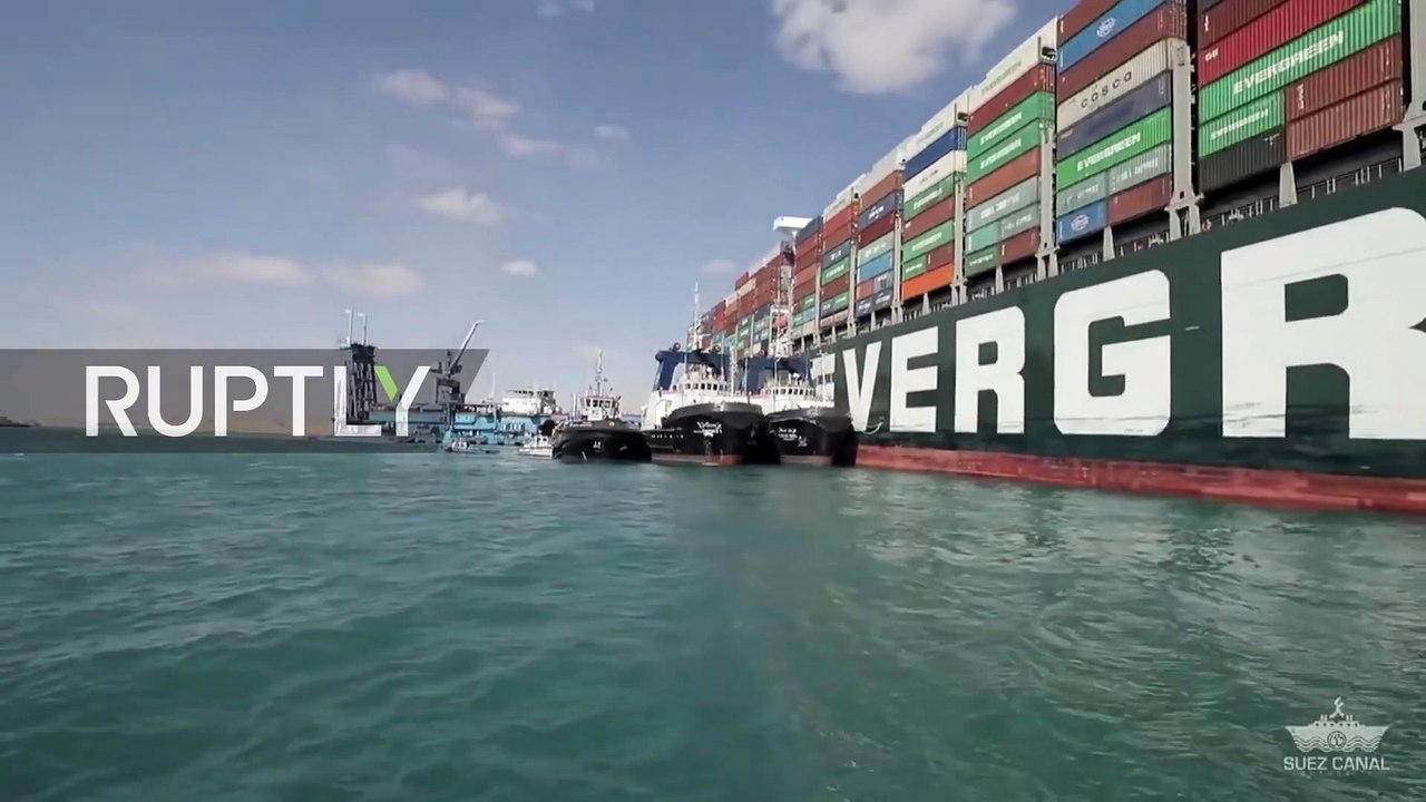 Egypt- Suez Canal remains blocked as salvage te...