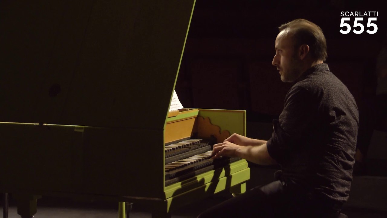 Scarlatti : Sonate pour clavecin en mi mineur K 203 L 380, par Bertrand Cuiller - #Scarlatti555