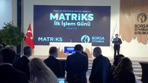 Borsa İstanbul'da gong Matriks için çaldı