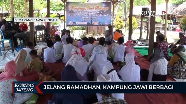Jelang Ramadhan, Kampung Jawi Berbagi dengan Anak Yatim Piatu