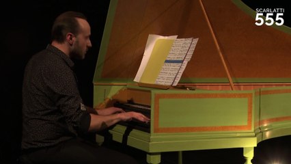 Scarlatti : Sonate pour clavecin en Ré Majeur K 535 L 262, par Bertrand Cuiller - #Scarlatti555