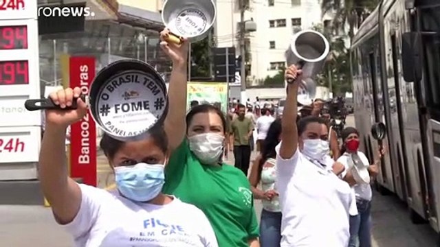 O Brasil tem fome reclamam habitantes de favelas