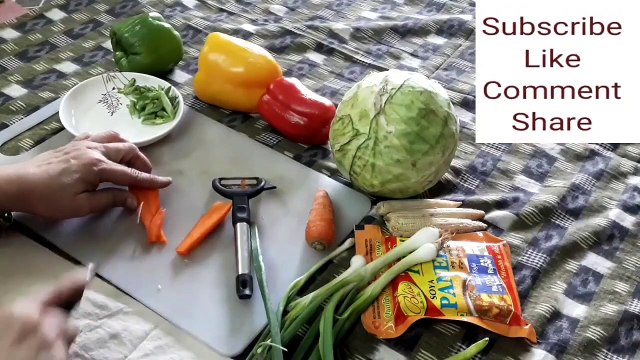 veg Pad Thai recipe _Restaurant style Pad Thai noodles homemade by MyMomsPride _ పాడ్ తాయి నూడిల్స్