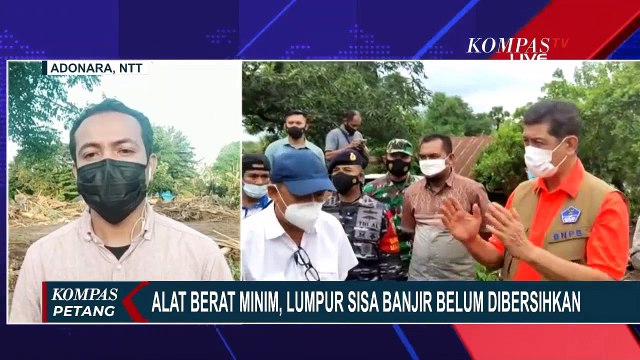 Jalan Tertutup Lumpur Banjir, Distribusi Bantuan ke Flores Timur Terhambat