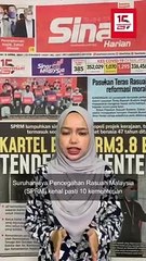 SPRM lumpuh kartel monopoli tender RM3.8 bilion