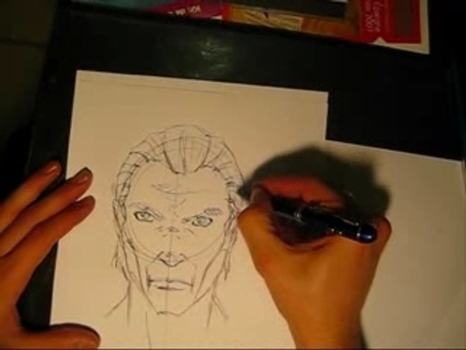 Visage héro