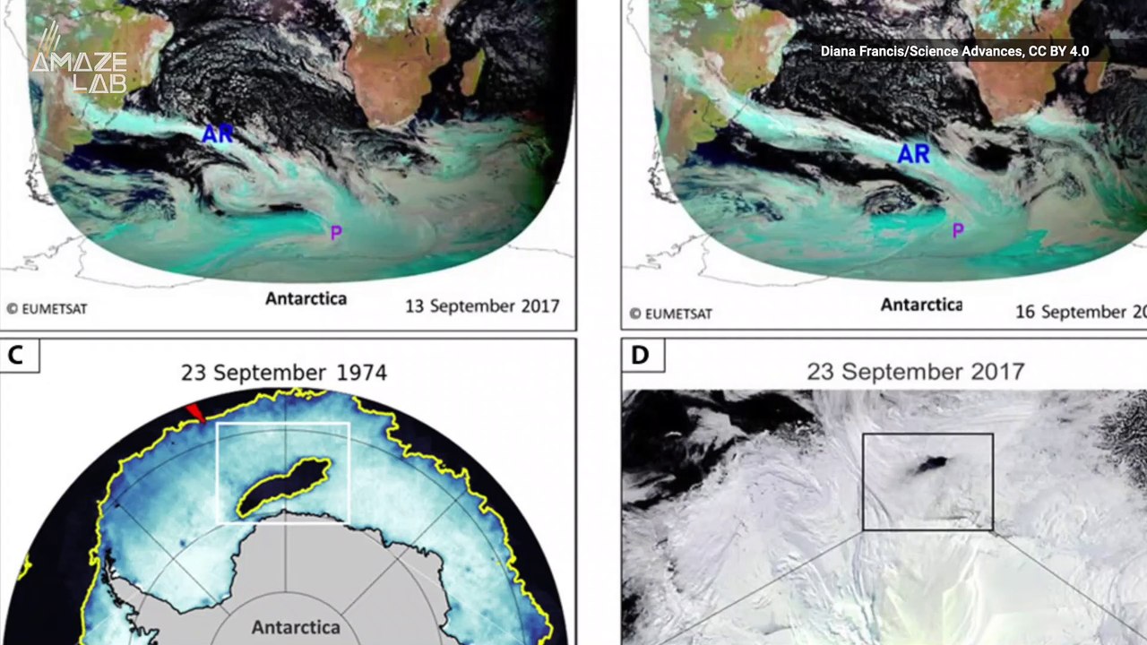 Could Invisible Rivers in the Sky Be Causing These Giant Holes in the Antarctic Ice?