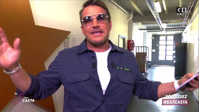 Benjamin Castaldi avec des lunettes dans le 6 à 7 avec Casta sur C8