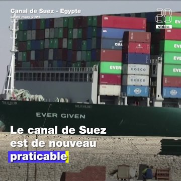 Le trafic reprend sur le canal de Suez