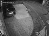 CCTV captures person spray painting graffiti in Clay Cross High Street