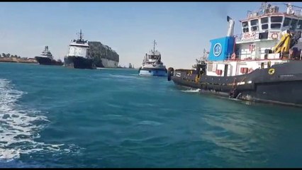 El tráfico se reanuda en el canal de Suez, tras ser desencallado el "Even Given"