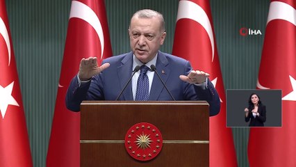 Cumhurbaşkanı Erdoğan yeni kısıtlamaları açıkladı