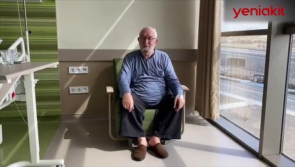 Koronavirüse yakalanan Necmettin Nursaçan hastaneden video yayınladı