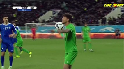مباراه منتخب العراق الوطني ومنتخب اوزبكستان الوديه في طاشقند الشوط الثاني  في 29_3_2021