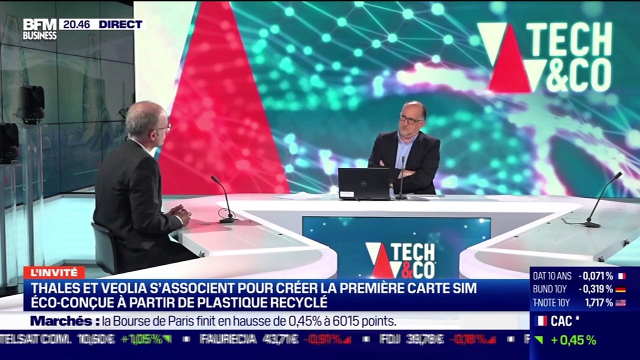 Philippe Vallée (Thales) : Thales et Veolia s'associent pour créer la première carte SIM éco-conçue à partir de plastique recyclé - 29/03