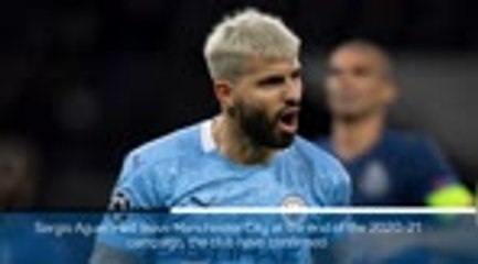 Sergio Aguero to leave Manchester City
