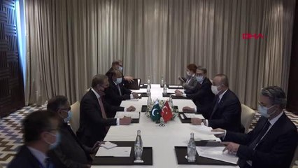 Son dakika haber | Bakan Çavuşoğlu, Tacikistan'da Pakistanlı mevkidaşı ile görüştü