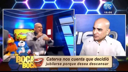 Caterva se despide: Mauricio Ayora anuncia la fecha de su salida de la televisión