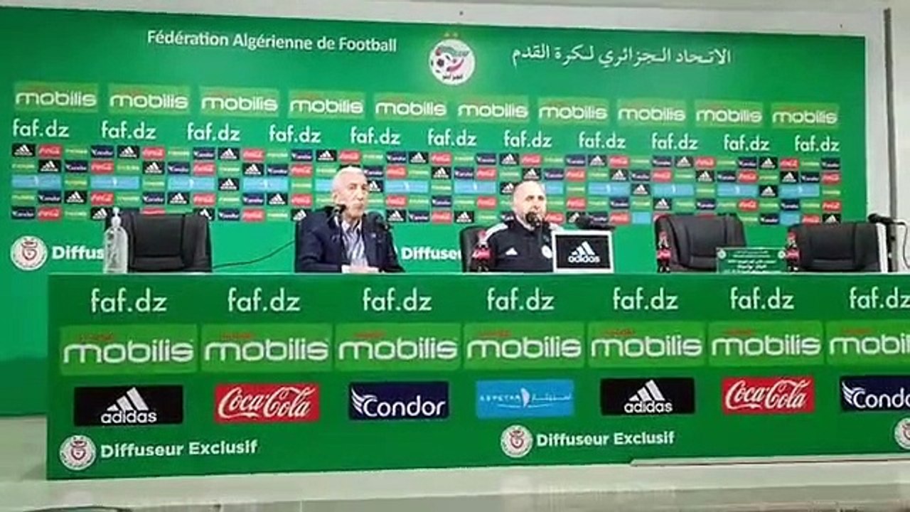 Conférence de Presse de Belmadi après Algérie-Botswana