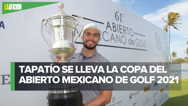 Álvaro Ortiz es campeón del Abierto Mexicano de Golf