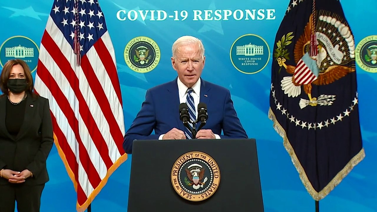 "Estamos lejos de ganar la guerra contra el covid-19", dice Biden