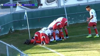 San Martín de San Juan 1-2 Brown de Adrogué - Primera Nacional - Fecha 3