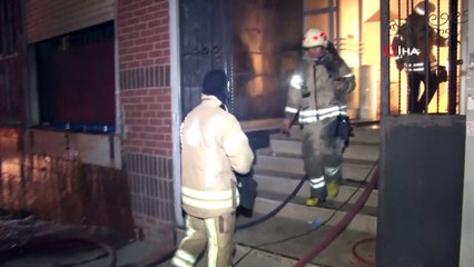 İkitelli'de ayakkabı fabrikasında yangın paniği