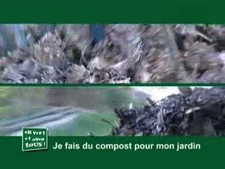 Je fais du compost pour mon jardin
