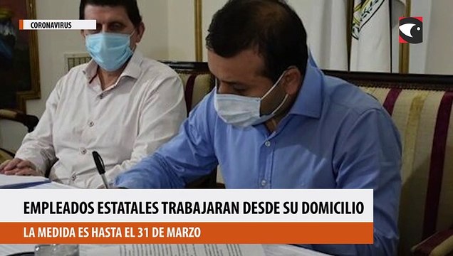 El gobernador de Misiones decretó que los empleados públicos trabajen desde sus domicilios hasta el 31 de marzo