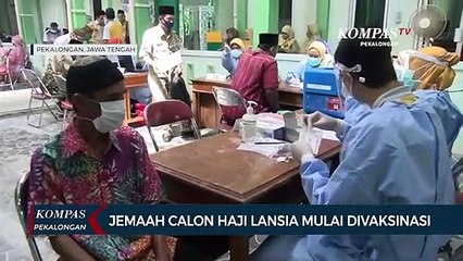 Calon Jemaah Haji Lansia Mulai Divaksinasi