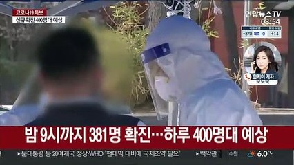 오늘 다시 400명대 예상…산발적 집단 감염 지속
