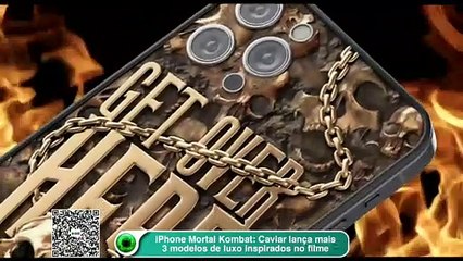 iPhone Mortal Kombat: Caviar lança mais 3 modelos de luxo inspirados no filme