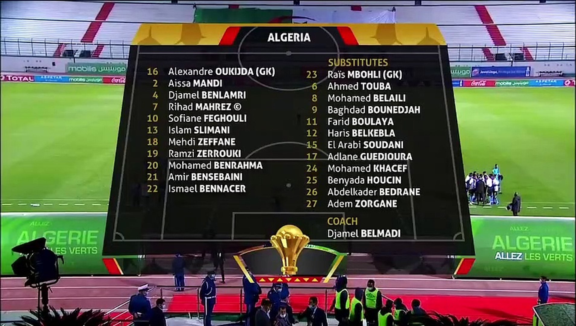 Résumé Algérie - Botswana (5-0)