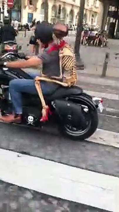 Motorcycle Passenger is Bad to the Bone
