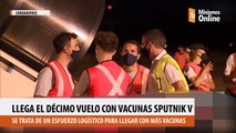 Llegó a Moscú el décimo vuelo de Aerolíneas que traerá más vacunas Sputnik V