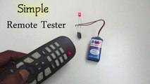 DIY Remote Control Tester | How to Make A Simple IR Remote Control Tester | Homemade Remote Tester