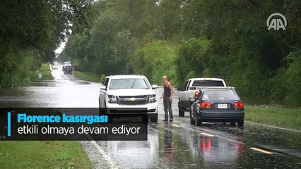 Florence kasırgası etkili olmaya devam ediyor