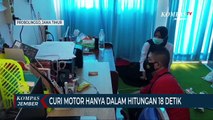 Spesialis Curanmor Tempat Parkir Butuh waktu 18 Detik Bawa Kabur Motor Korban