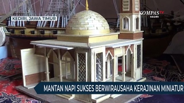 Kerajinan Miniatur Karya Mantan Narapidana Laku Keras Di Pasaran