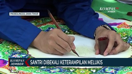 Tidak Hanya Ilmu Agama, Santri Juga Dibekali Keterampilan Melukis