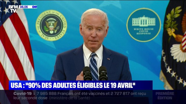 États-Unis: Joe Biden promet que 90% des adultes pourront être vaccinés d'ici le 19 avril contre le Covid-19