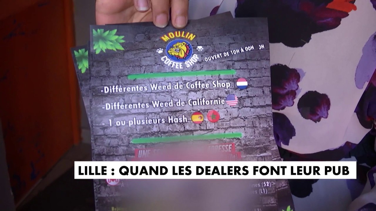 Lille : quand les dealers font leur pub